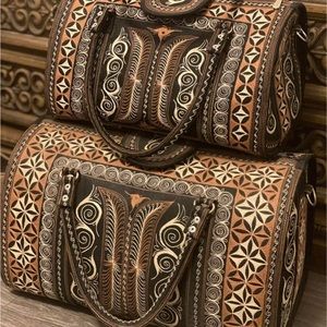 Banda weekender bag and mini weekender bag from Indonesia